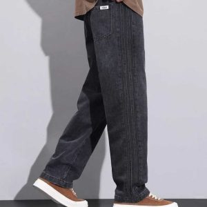Denim Baggy Trouser (Dark Wash)